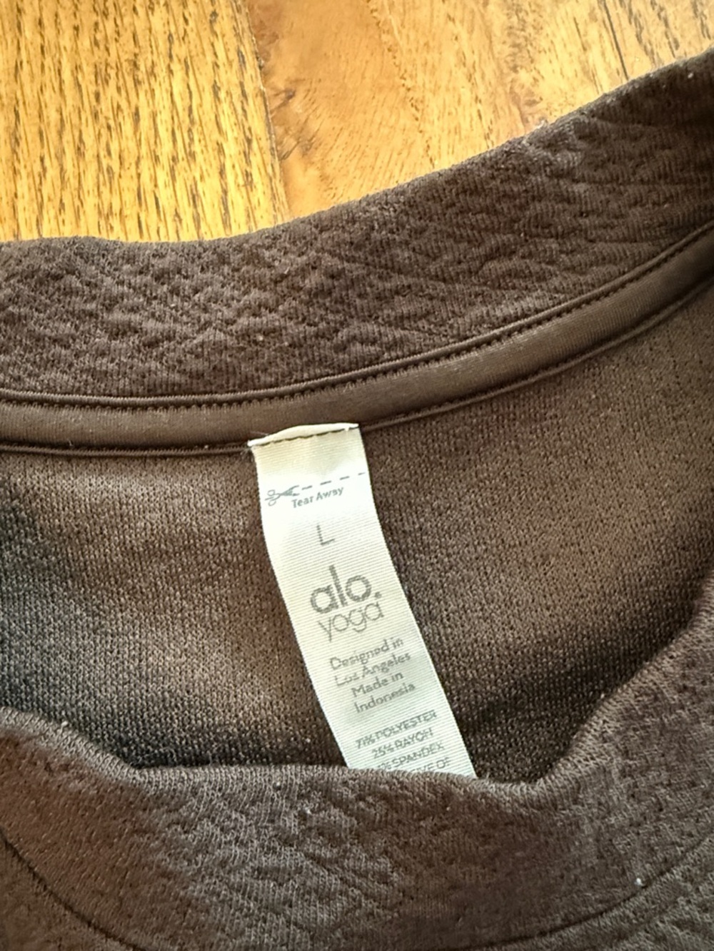 Alo Yoga Chocolate Brown Matching Sweat Set Size L 🤎 - Picture 2 of 3